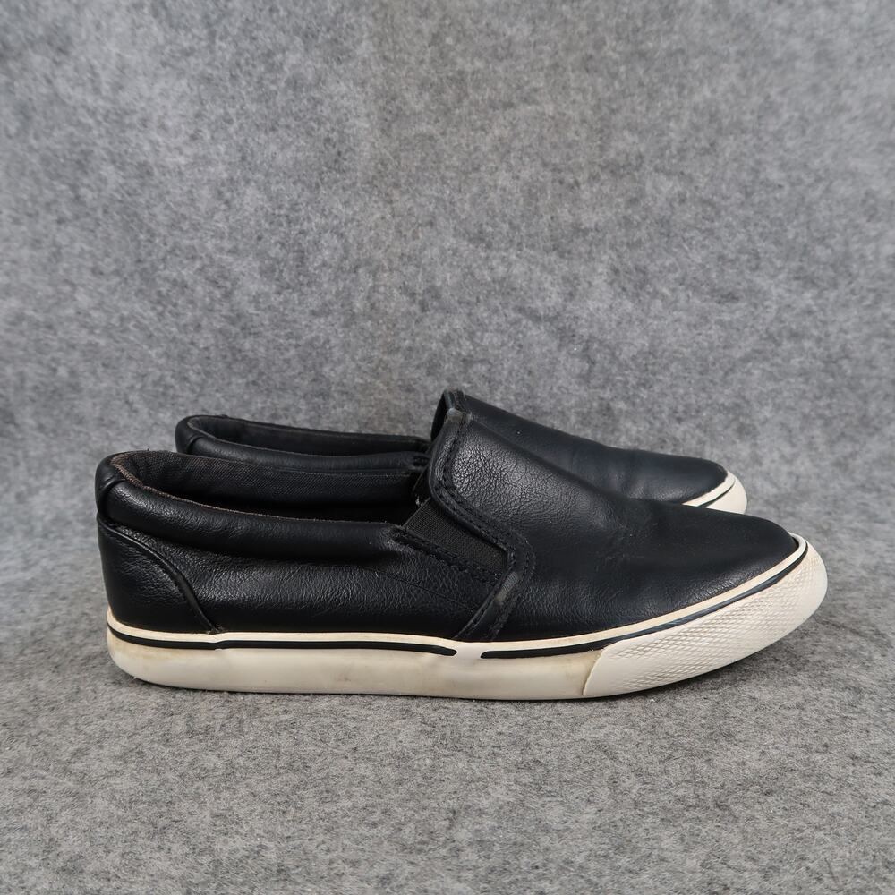 Cat & Jack Shoes Kids 1 Slip On Sneakers Casual Lifestyle Trainer Black Flat